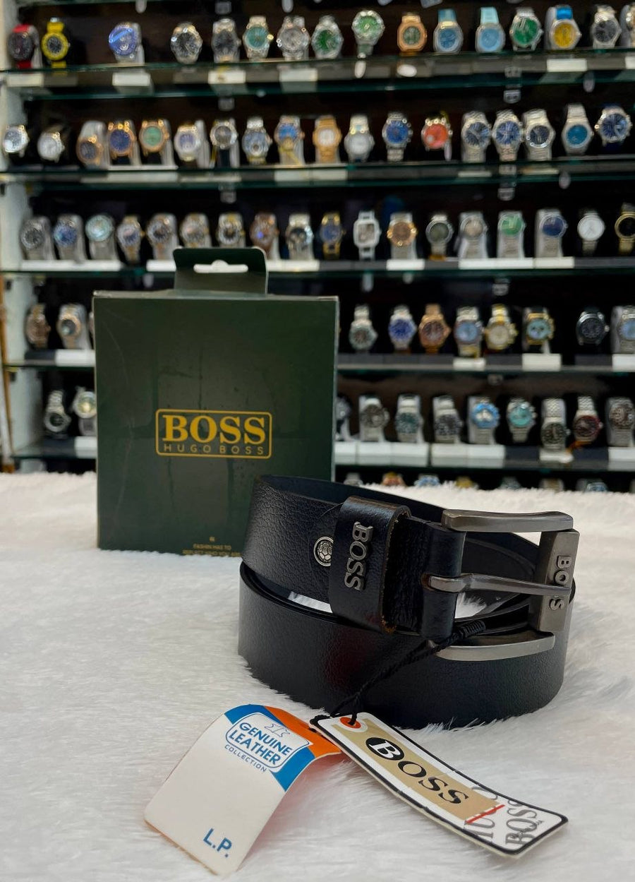 HUGO BOSS PREMIUM LEATHER BELT MASTER PIECE ♣️
