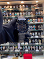 HUBLOT BIG BANG METAL BODY HEAVY QUALITY 💯 FOR MEN FULL BLACK 🖤