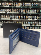 MONT BLANC SARTORIAL BLUE 🔵 WALLET IN HEAVY QUALITY 💯