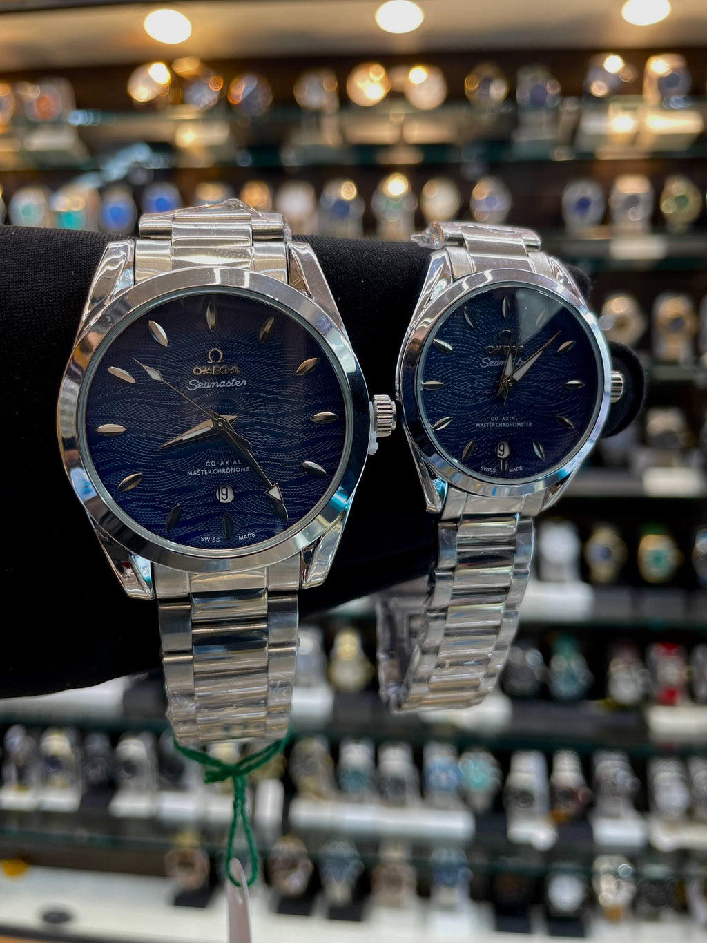 OMEGA SEAMASTER NOW IN COUPLE SET BLUE 💙
