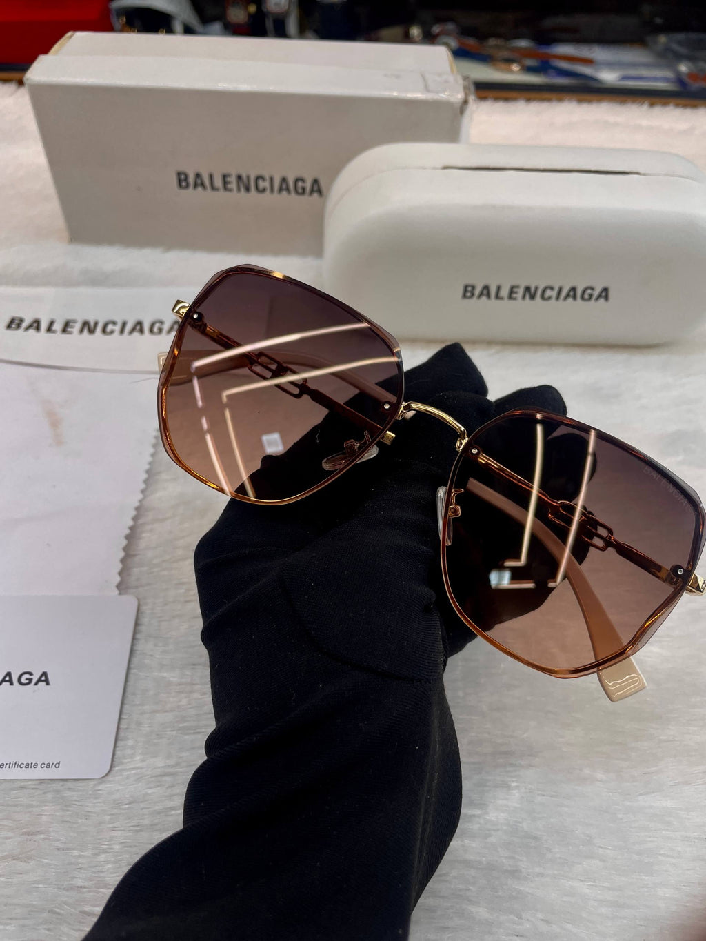 BALENCIAGA RIMLESS SUNGLASSES 🕶️ FOR GIRLS 🤩