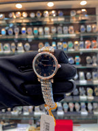 EMPORIO ARMANI. ROSE 🌹 GOLD 🥇 DIAL IN  BLACK 🖤 FOR  GIRLS