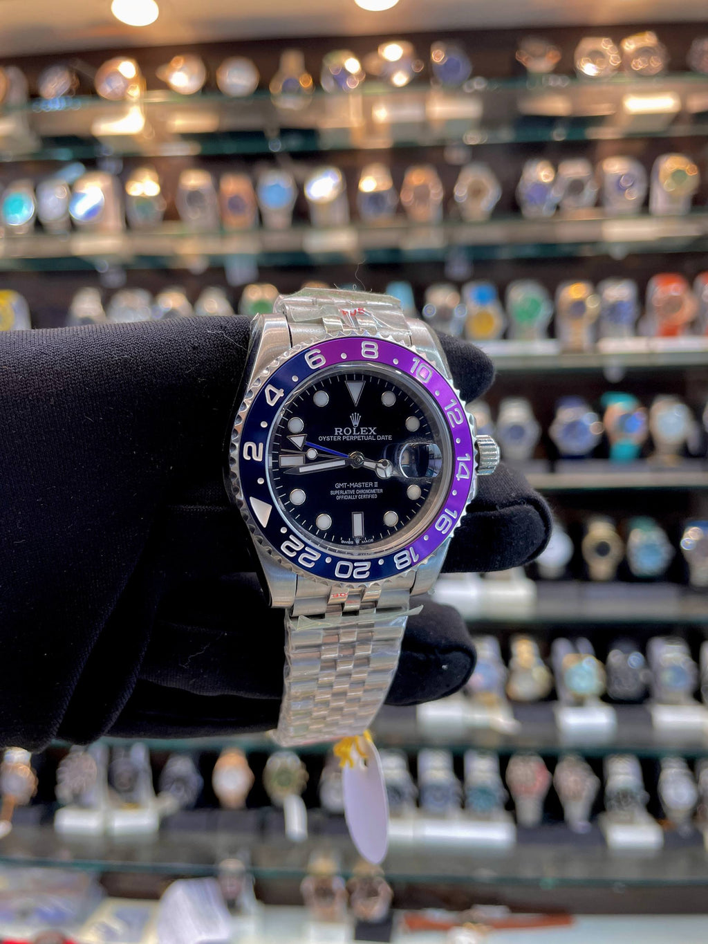 ROLEX GMT-MASTER-2 SEMI-ETA PURPLE 💜 X BLUE 💙 BEZEL IN MASTER PIECE 🤩