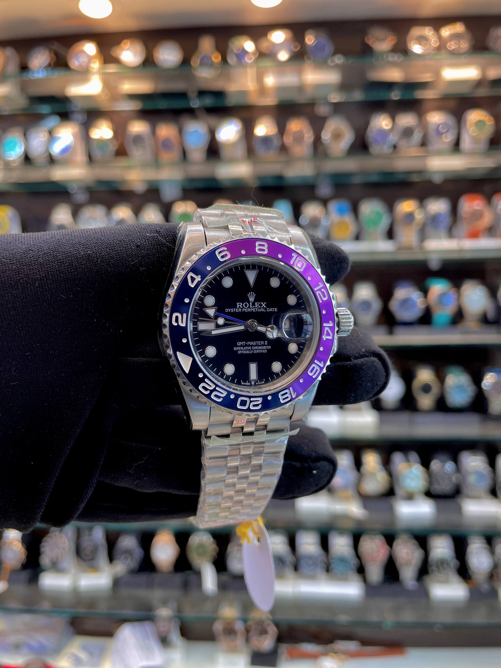 ROLEX GMT-MASTER-2 SEMI-ETA PURPLE 💜 X BLUE 💙 BEZEL IN MASTER PIECE 🤩
