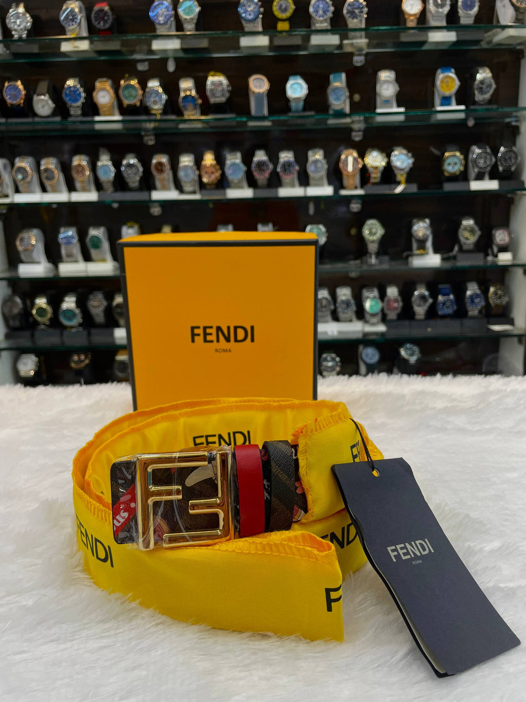FENDI BELT FEATURING A UNIQUE "FOOD-THEMED" IN MASTER PIECE 🤩
