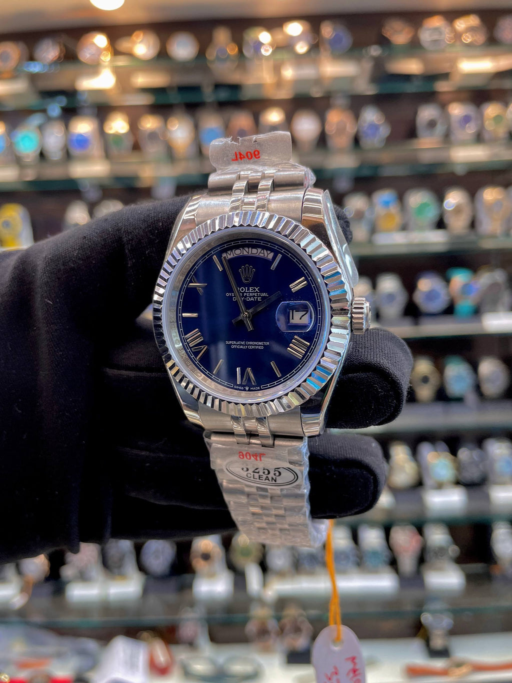 ROLEX DAY-DATE BLUE 💙 DIAL 💝 IN SEMI-ETA
