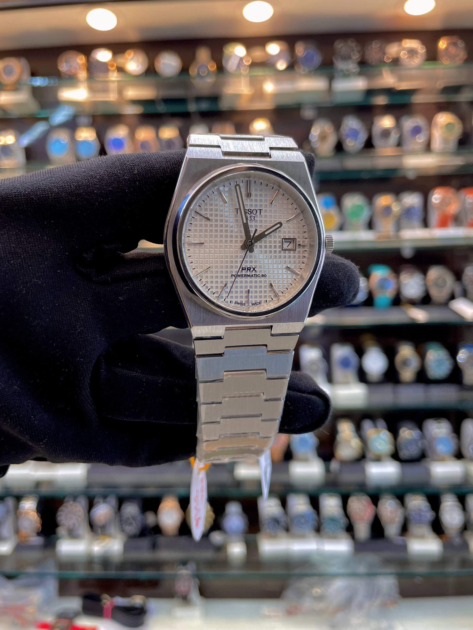 TISSOT PRX MASTER PIECE POWERMATIC 80 WHITE 🤍