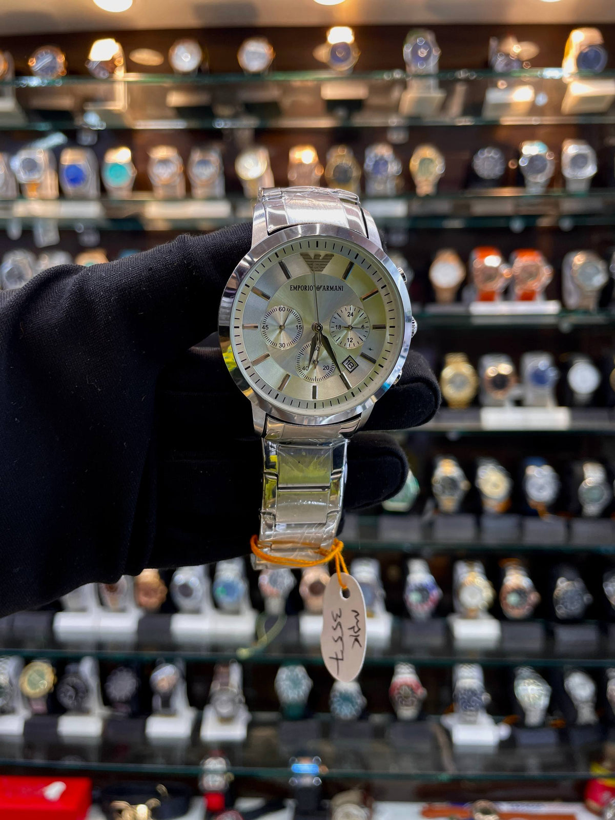 EMPORIO ARMANI 🦅 NOW  FOR MENS NEW DIAL 🤩 UNDER BUDGET WHITE 🤍