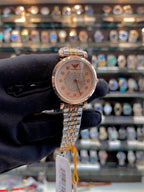 EMPORIO ARMANI. ROSE 🌹 GOLD 🥇 DIAL IN GIRLS