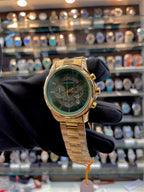 ARMANI EXCHANGE AX IN CHRONOGRAPH FOR MENS GREEN 💚 DIAL