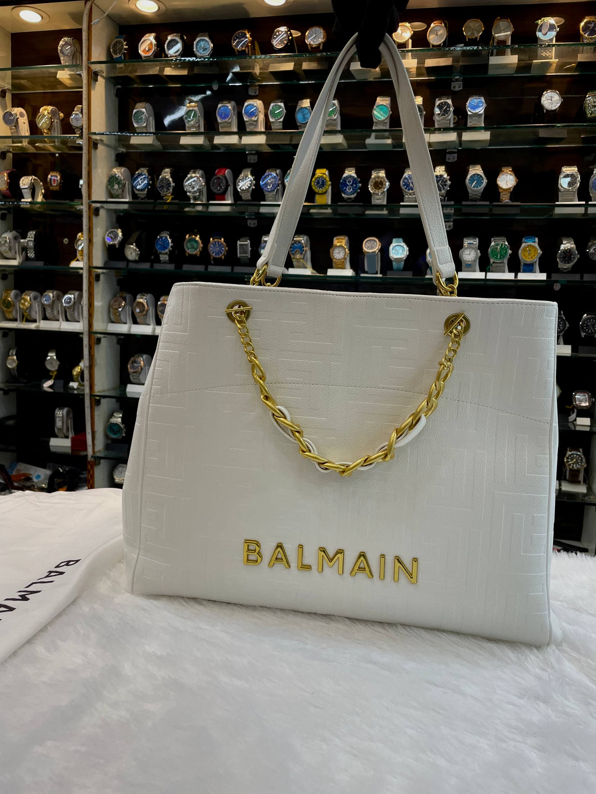 BALMAIN PARIS TOTE BAG IN MASTER PIECE FOR GIRLS 🤩