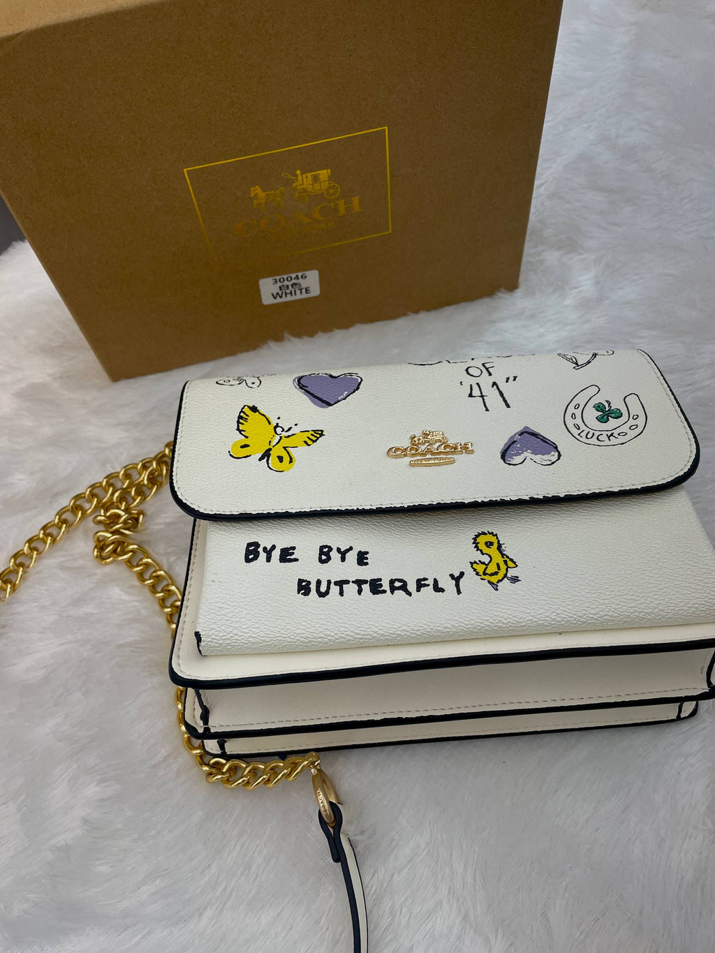 COACH KLARE CROSSBODY BAG WITH SKETCH PRINT IN MASTER PIECE 🤩