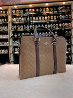 COACH MONOGRAM LAPTOP BAG BROWN 🤎 IN HEAVY QUALITY 💯