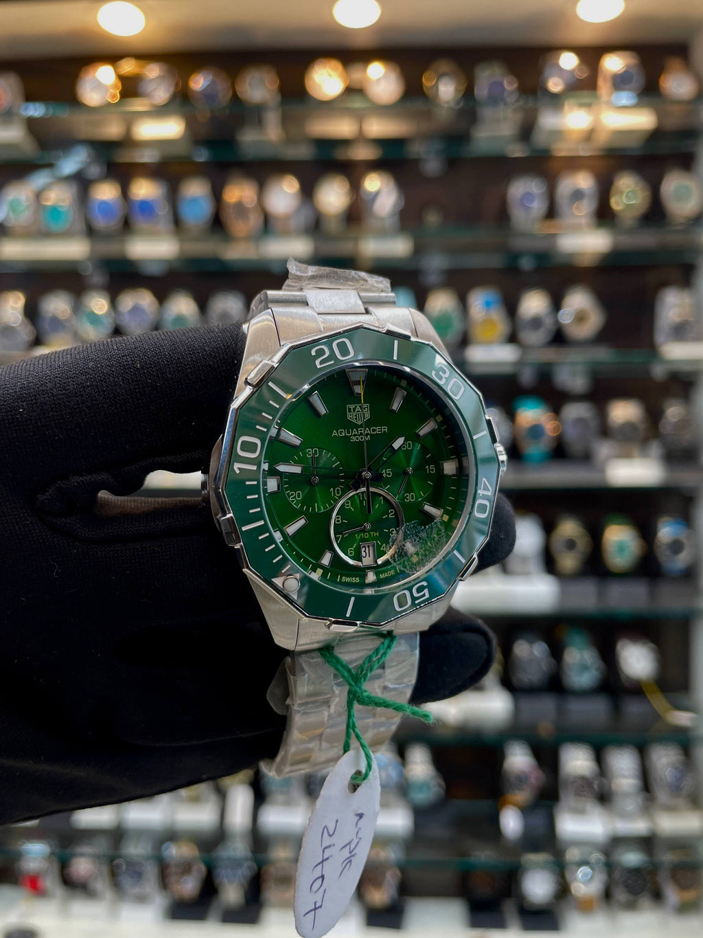 TAG HEUER AQUARACER 300M NOW IN MASTER PIECE 🤩 GREEN 🍏