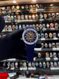 Rado Captain Cook High-Tech Ceramic Skeleton blue watch front view