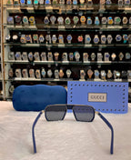 GUCCI SQUARE BLUE 🧊 GLASSES 🕶️ FOR MENS  🤩