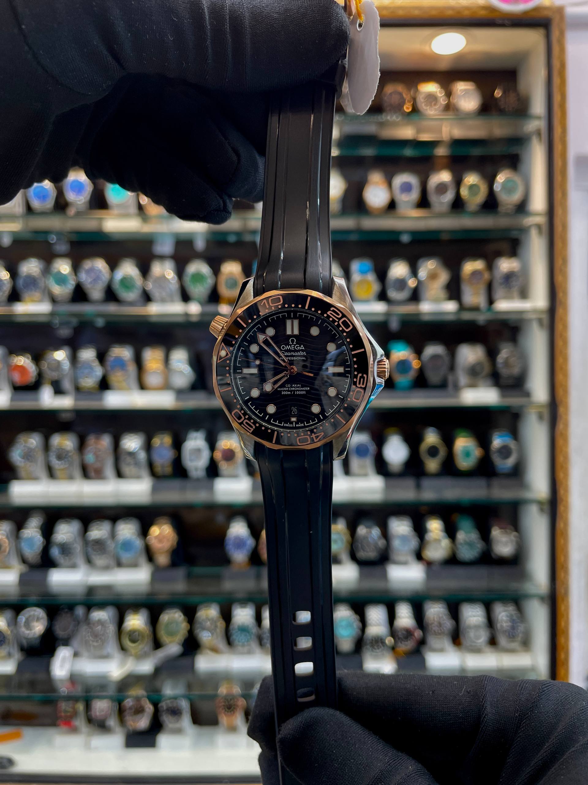 OMEGA SEAMASTER DIVER 300M, 42 MM IN MASTER PIECE 🤩 SILICON