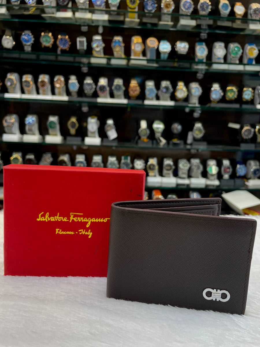 FERRAGAMO PREMIUM WALLET FOR MENS BROWN 🤎
