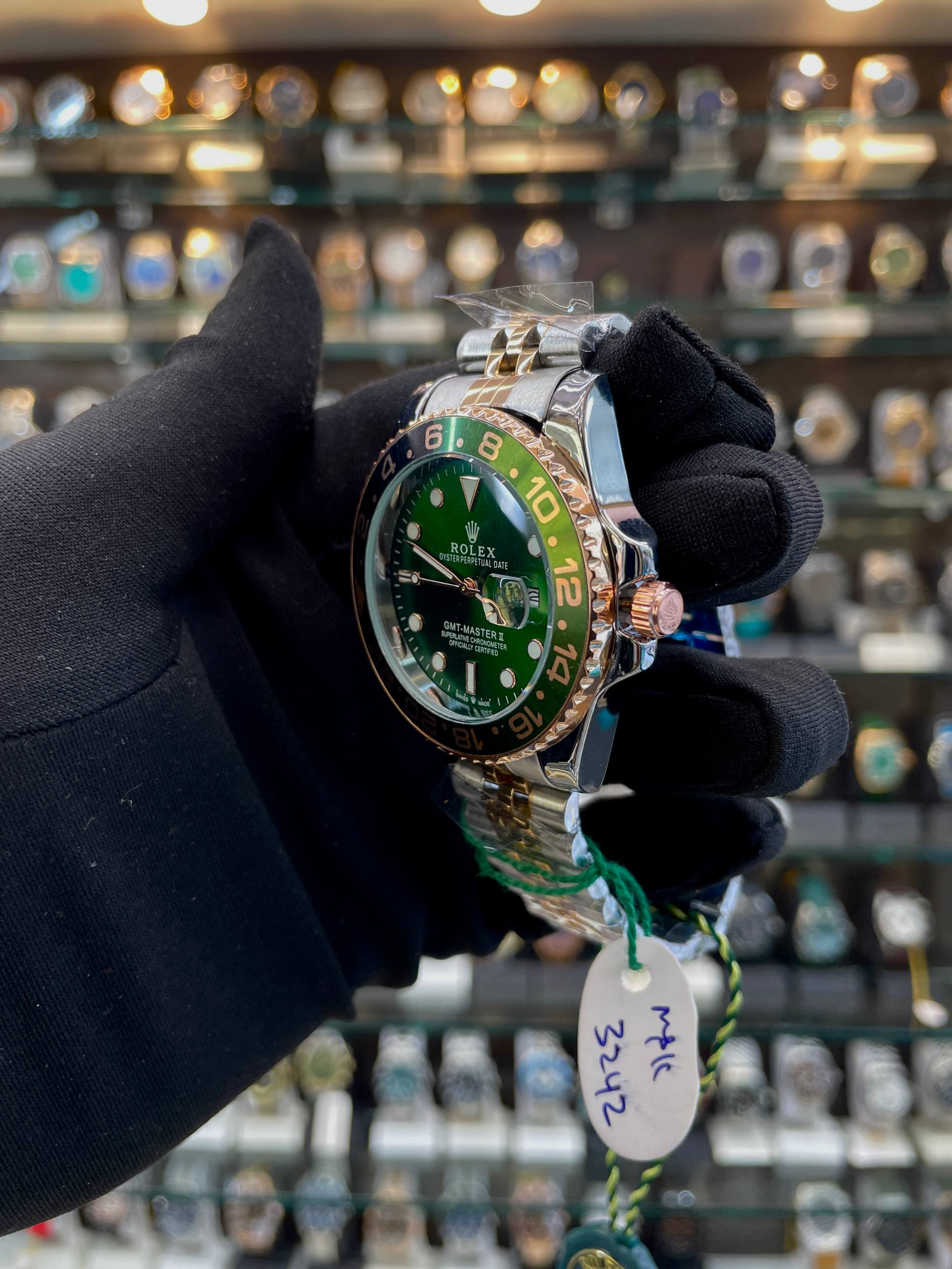 ROLEX GMT OYSTER PERPETUAL  GREEN 💚 UNDER BUDGET