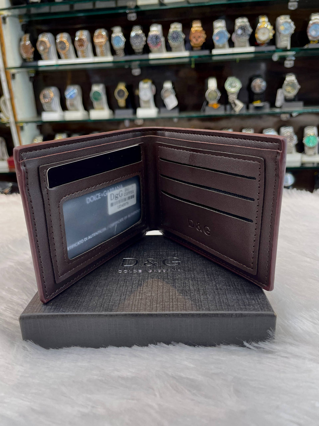 DOLCE & GABBANA (DG) WALLET 💳 FOR MENS MASTER PIECE BROWN 🤎