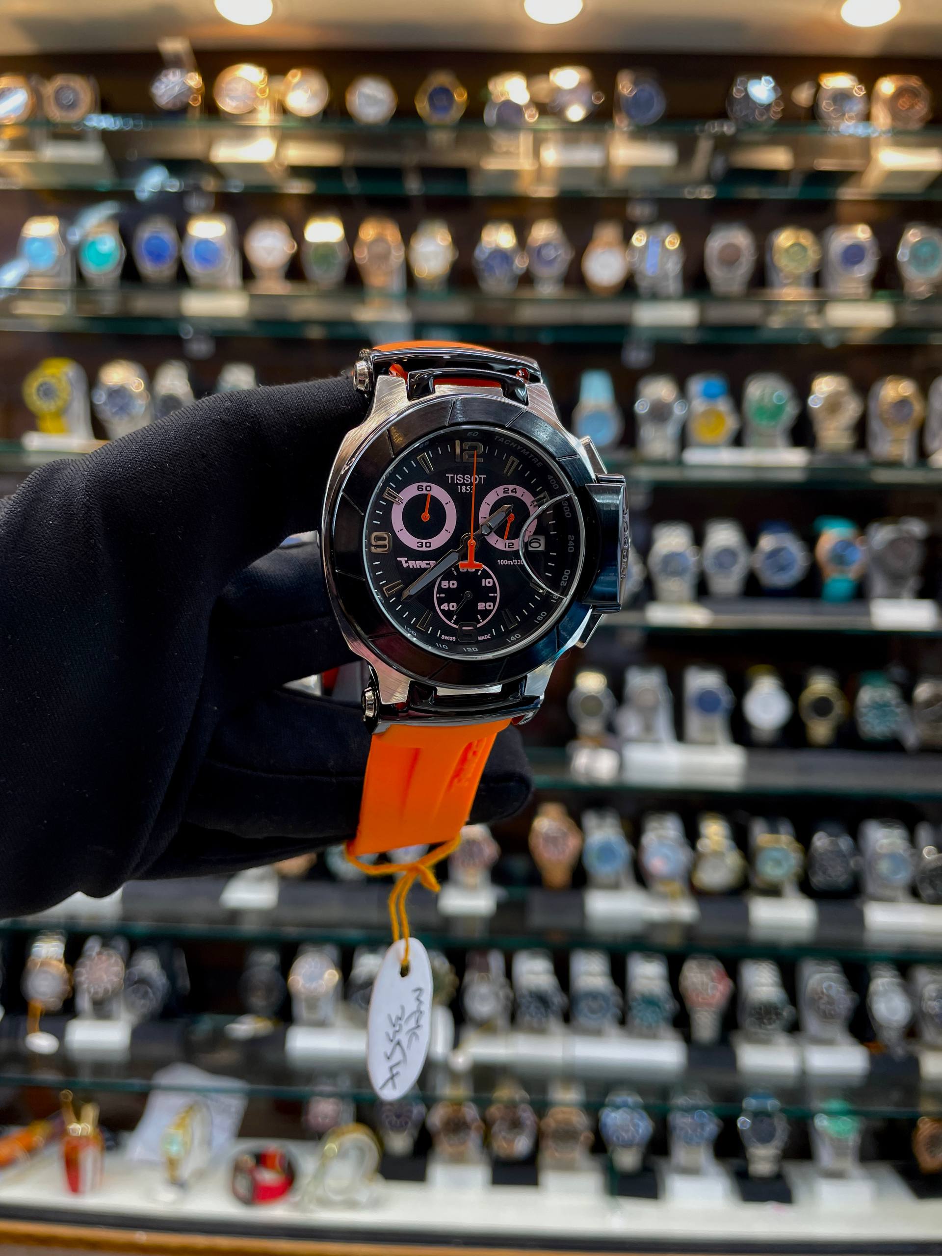 TISSOT T-RACE  IN UPDATED QUALITY 💯 FOR MENS  ORANGE 🧡