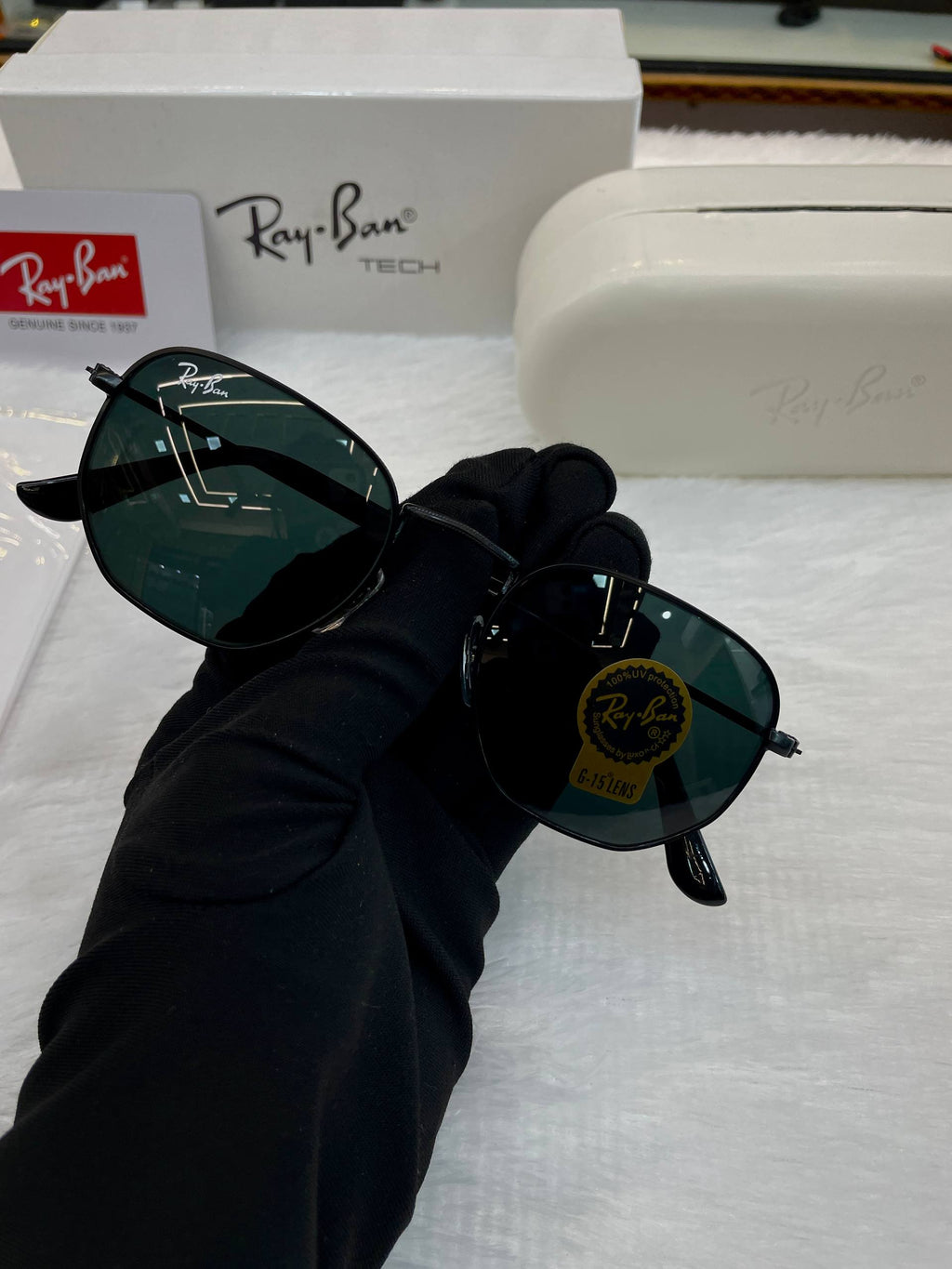 RAY-BAN HEXAGONAL FLAT LENSES SUNGLASSES BEST QUALITY 💯