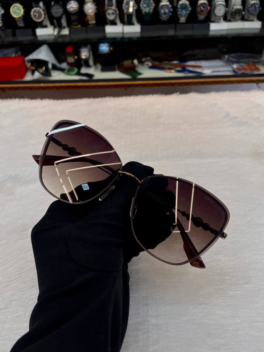 JIMMY CHOO BUTTERFLY 🦋 FRAME BROWN FOR GIRLS