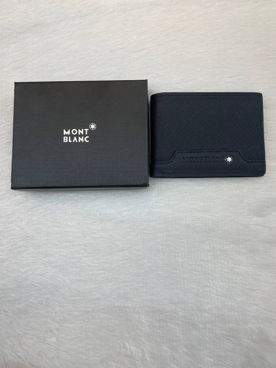 MONT BLANC CROSS-HATCH TEXTURE IN BLUE 💙 IN HEAVY QUALITY 💯 CROSS-HATCH LEATHER BLUE 💙 BODY