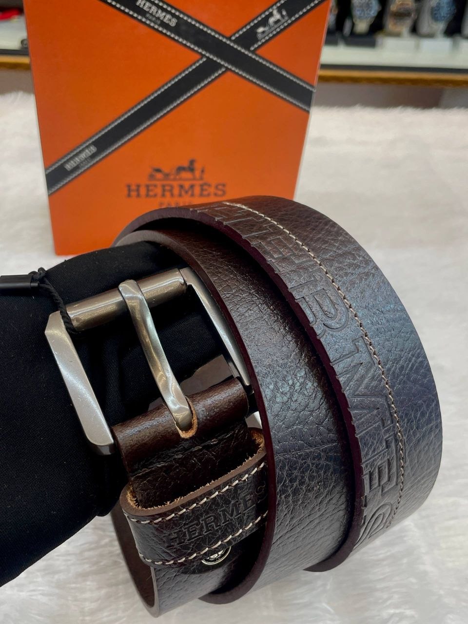HERMES BELT FOR MENS MASTER PIECE BROWN 🤎