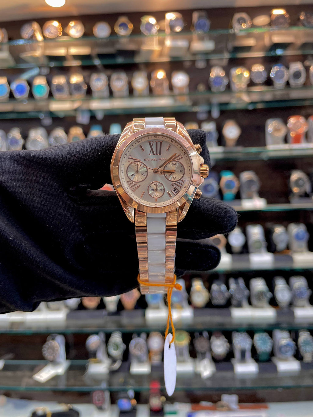 MICHEAL KORS MK5974 BRADSHAW FOR GIRLS IN MASTER PIECE 🤩 36MM ROSE 🌹 GOLD