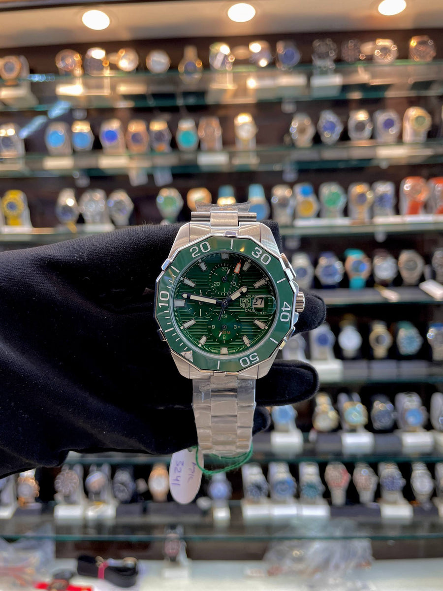 TAG HEUER AQUARACER 300M NOW IN HEAVY BODY  🤩 GREEN 💚 DIAL
