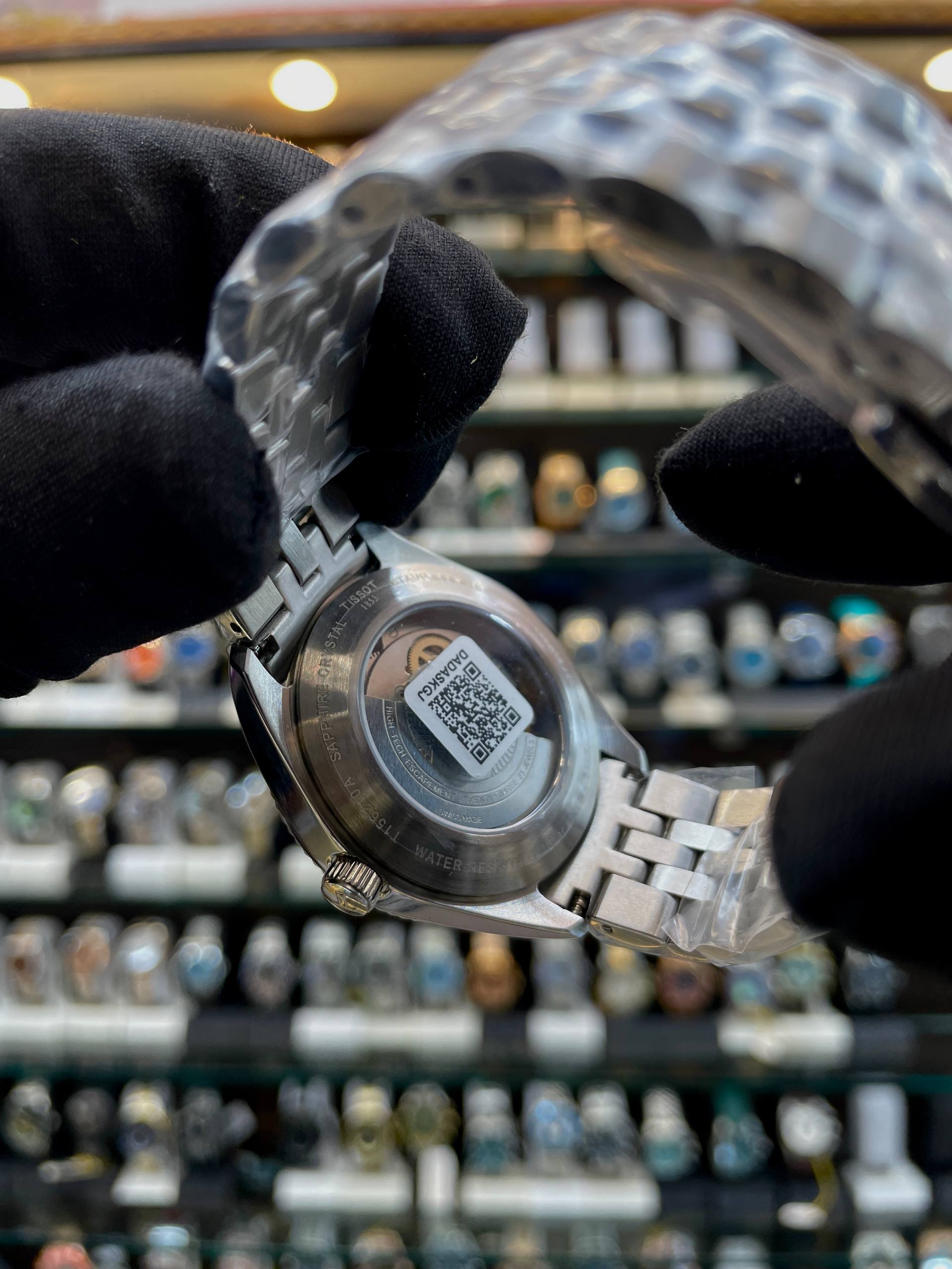 TISSOT BALLADE POWERMATIC 80 COSC WATCH IN MASTER PIECE 🤩 GREEN 💚