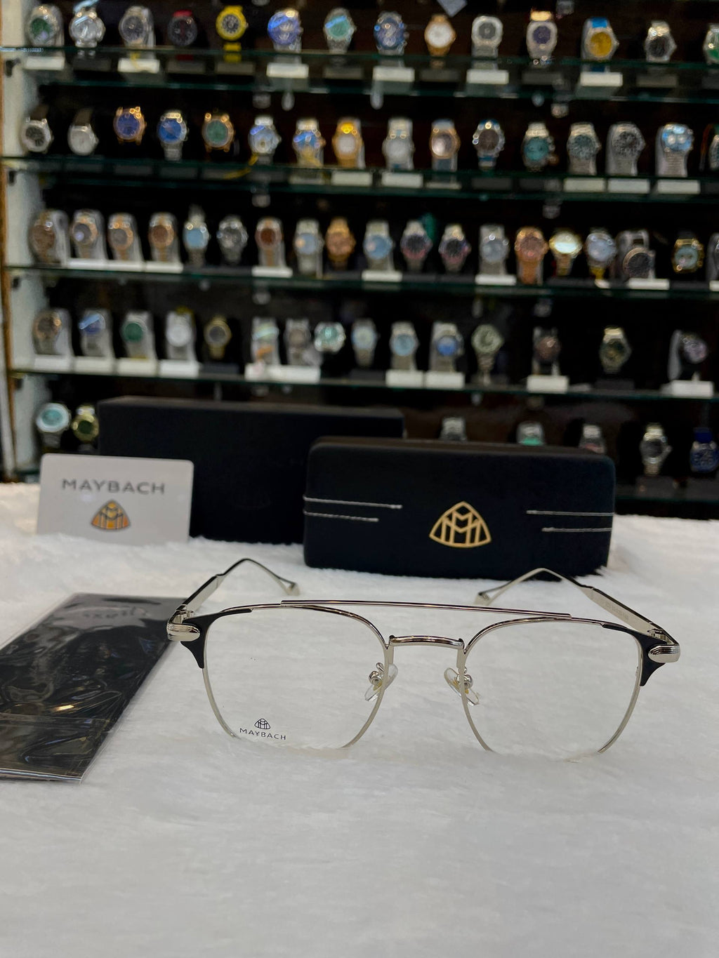 MAYBACH WORDSMITH TRANSPARENT FRAME FOR MENS