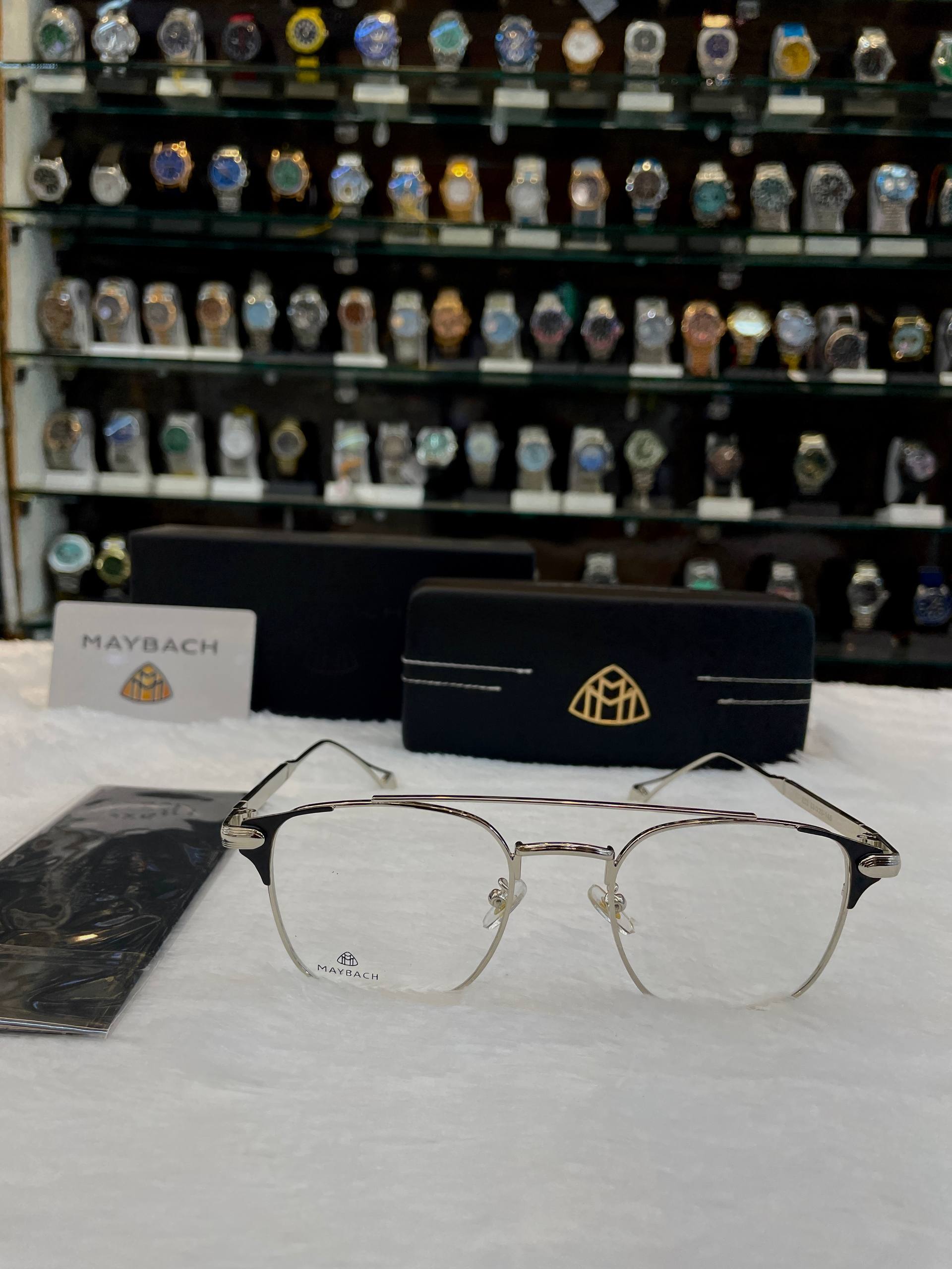 MAYBACH WORDSMITH TRANSPARENT FRAME FOR MENS