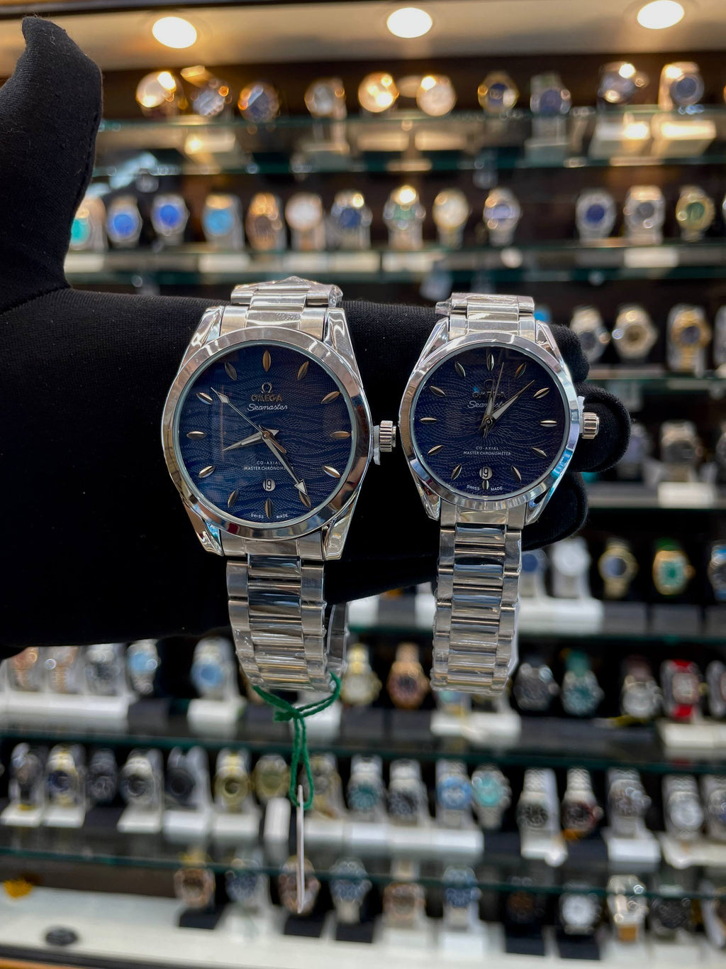 OMEGA SEAMASTER NOW IN COUPLE SET BLUE 💙