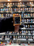 CARTIER TANK CHRONOGRAPH FOR MENS BLACK 🖤 DIAL 🤩