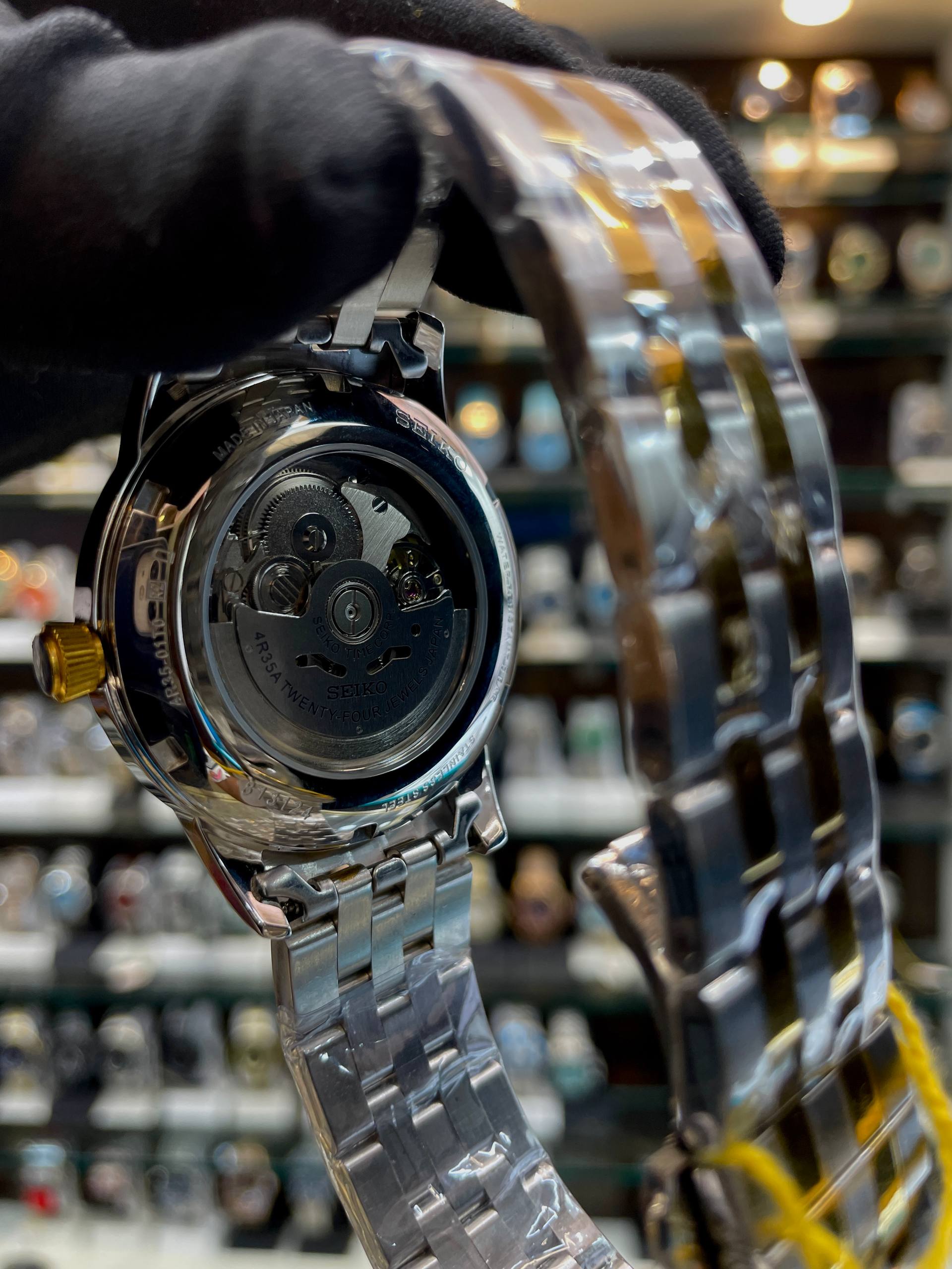 SEIKO PRESAGE AUTOMATIC ⚙️4R35A NOW IN MASTER PIECE 🤩 DUAL TONE 🥇