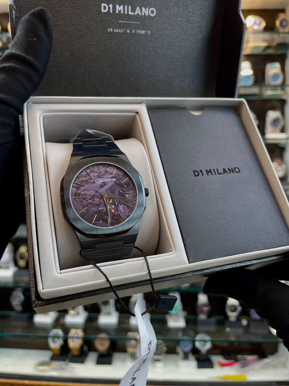 D1 MILANO ULTRA THIN a DISTINCT TEXTURED PURPLE 💜 DIAL 🤩 IN MASTER PIECE FOR MENS 🤩