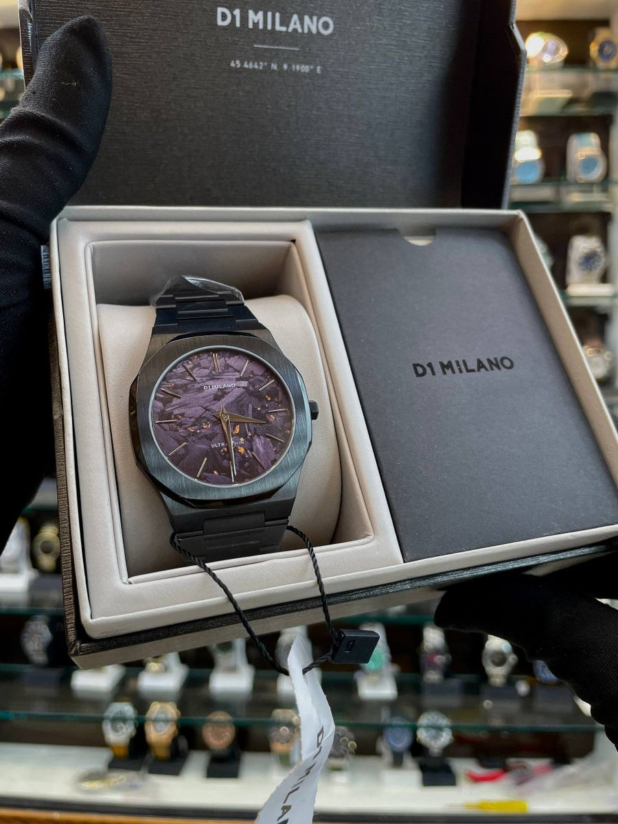 D1 MILANO ULTRA THIN a DISTINCT TEXTURED PURPLE 💜 DIAL 🤩 IN MASTER PIECE FOR MENS 🤩