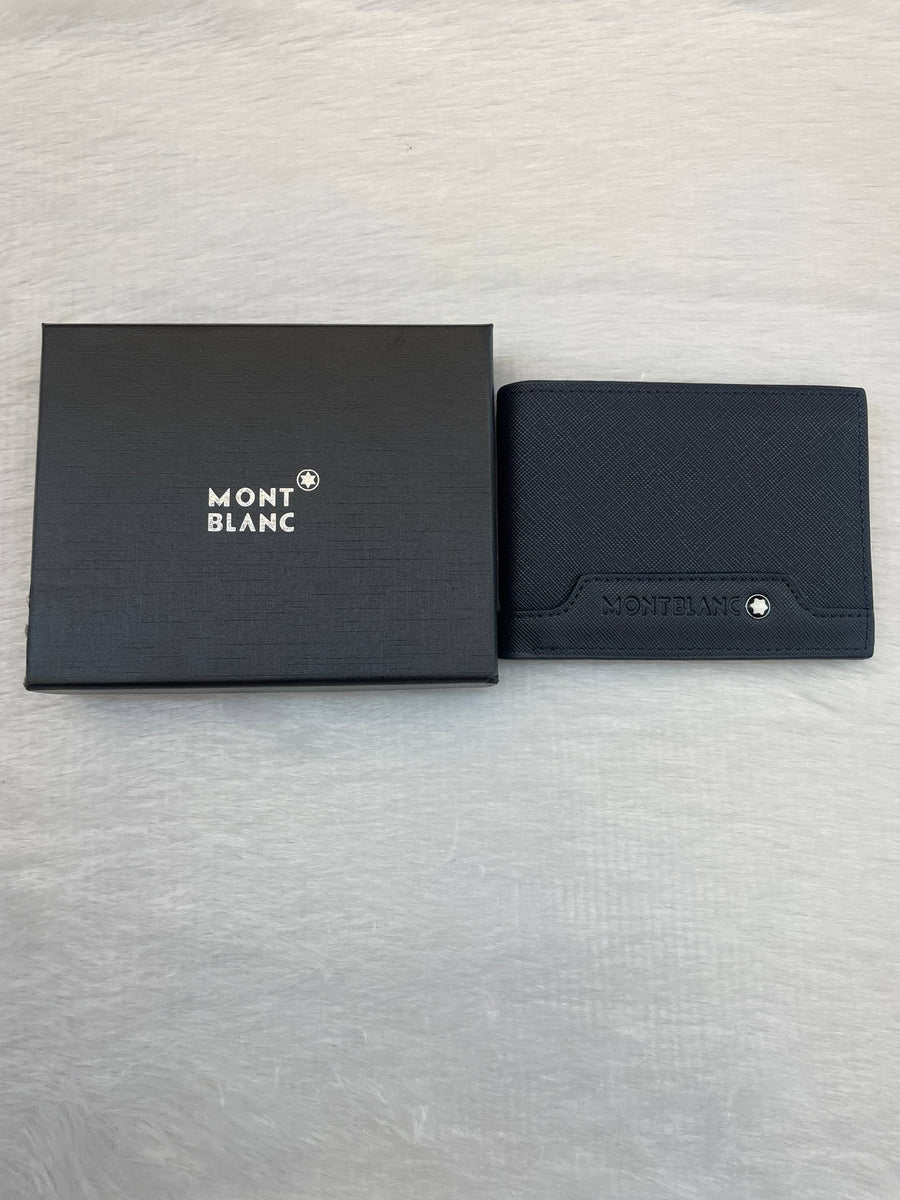 MONT BLANC SARTORIAL BLUE 🔵 WALLET IN HEAVY QUALITY 💯