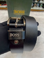 HUGO BOSS PREMIUM LEATHER BELT MASTER PIECE ♣️