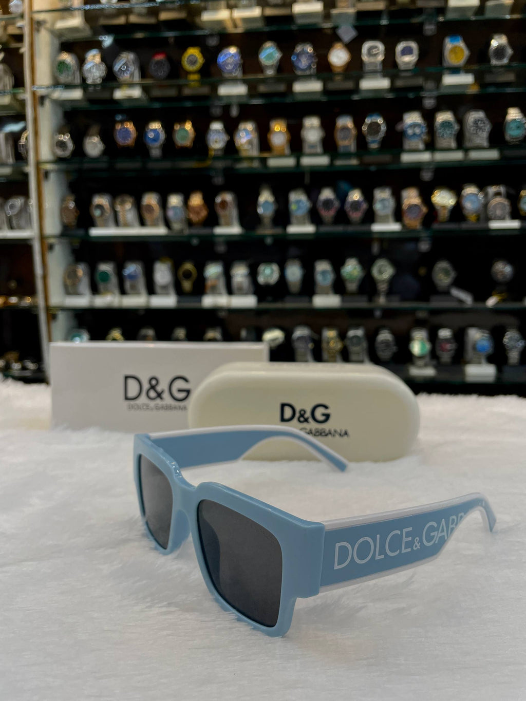 DOLCE & GABBANA D&G BLUE 💙 GLASSES 😉 IN HEAVY QUALITY 💯