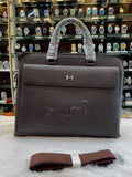 HERMES LAPTOP BAG WITH TEXTURED EMBOSSED CARRIAGE IN MASTER PIECE 🤩
