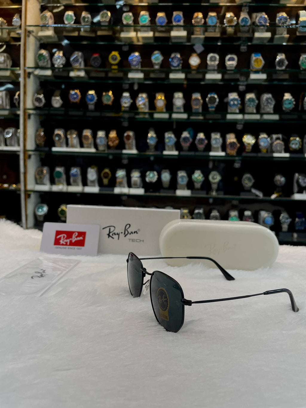RAY-BAN HEXAGONAL FLAT LENSES SUNGLASSES BEST QUALITY 💯