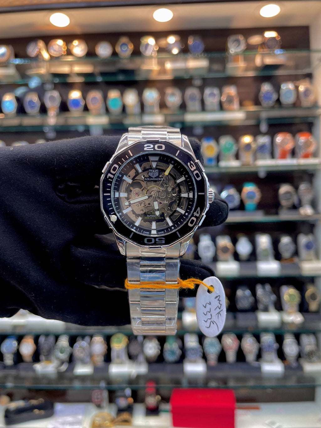 TAG HEUER AQUARACER AUTOMATIC ⚙️ BLACK 🖤 FOR MENS
