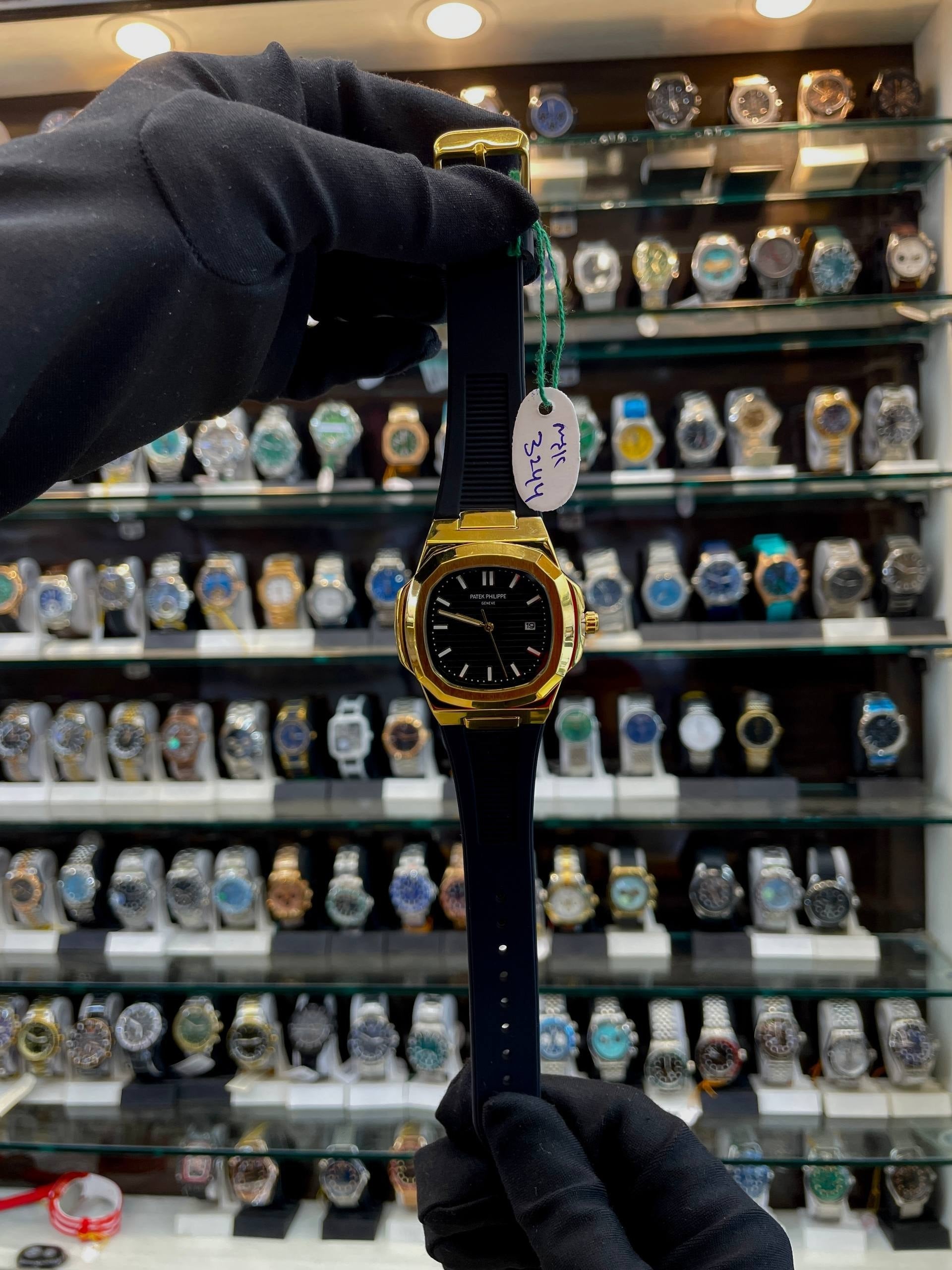 PATEK PHILIPPE NOW IN SLIM BODY FOR MENS GOLD 🥇 BLACK 🖤