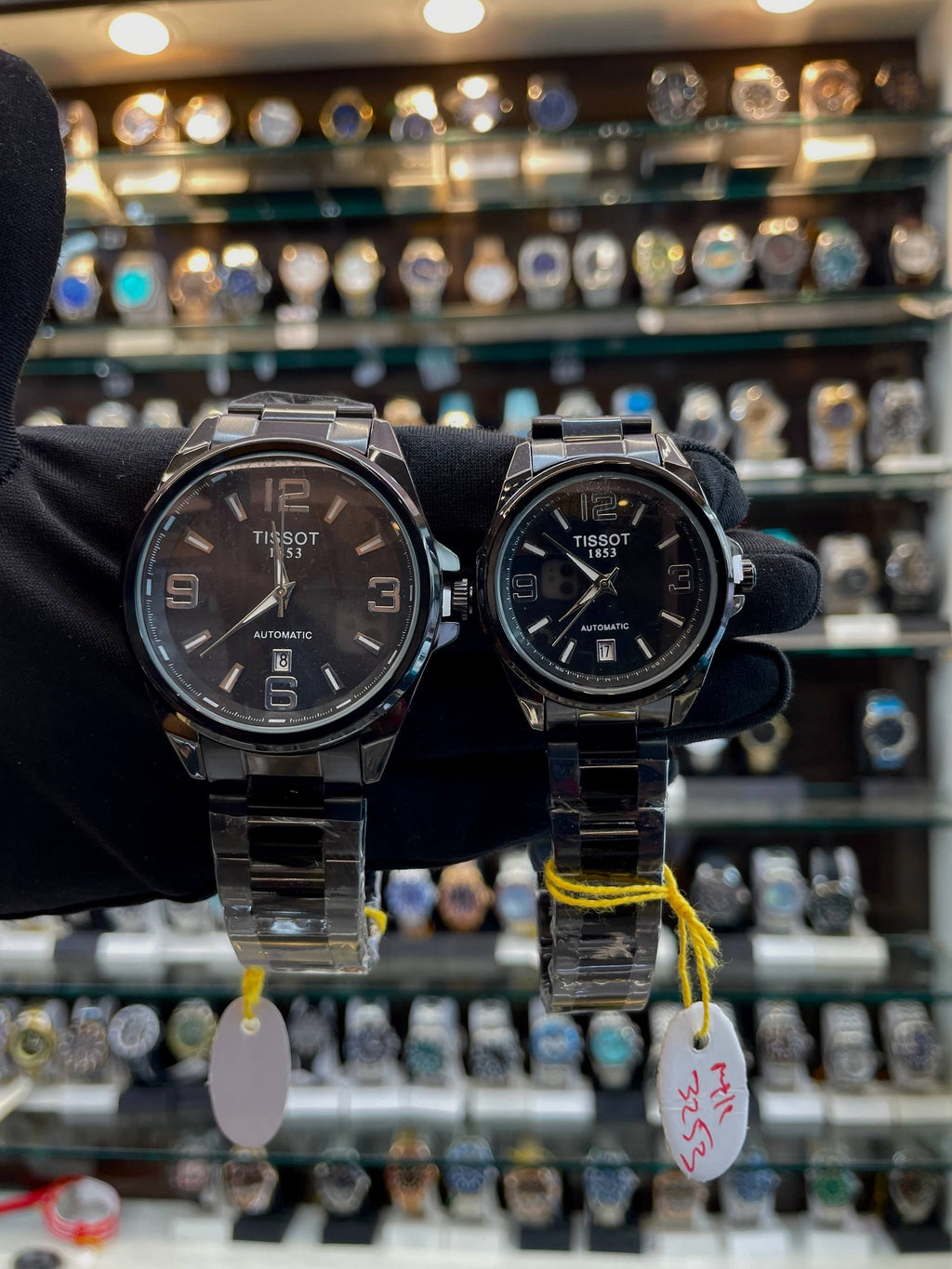 TISSOT COUPLE SET IN FULL BLACK 🖤