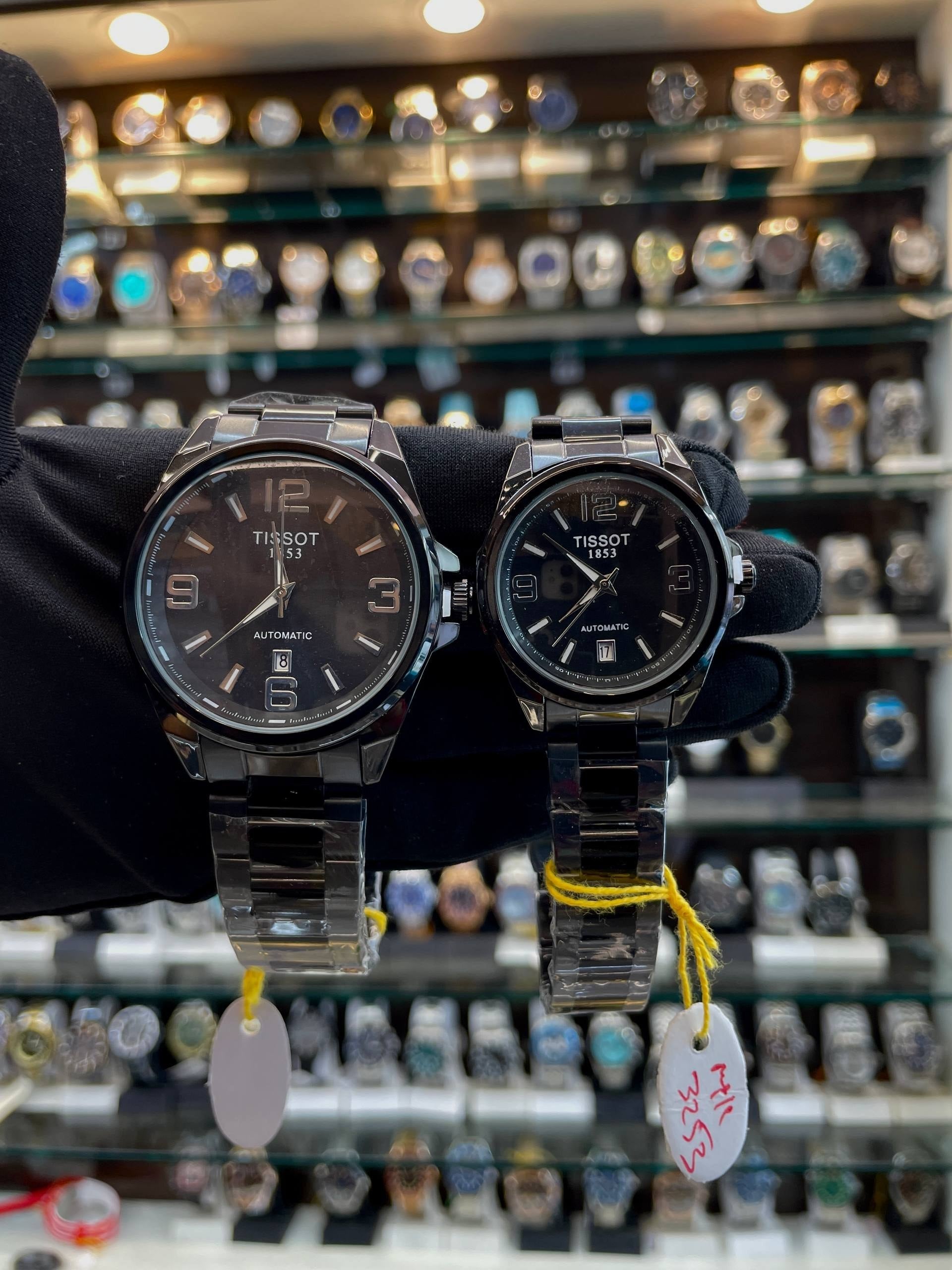 TISSOT COUPLE SET IN FULL BLACK 🖤