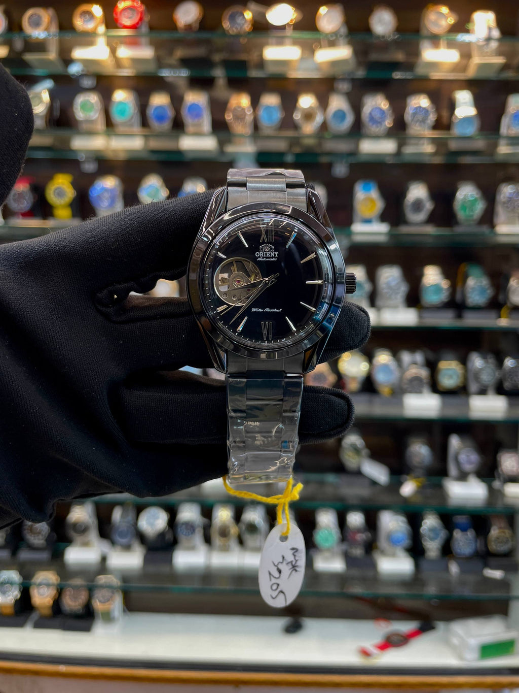 ORIENT TRANSPARENT NOW IN AUTOMATIC ⚙️ FOR MENS FULL BLACK 🖤