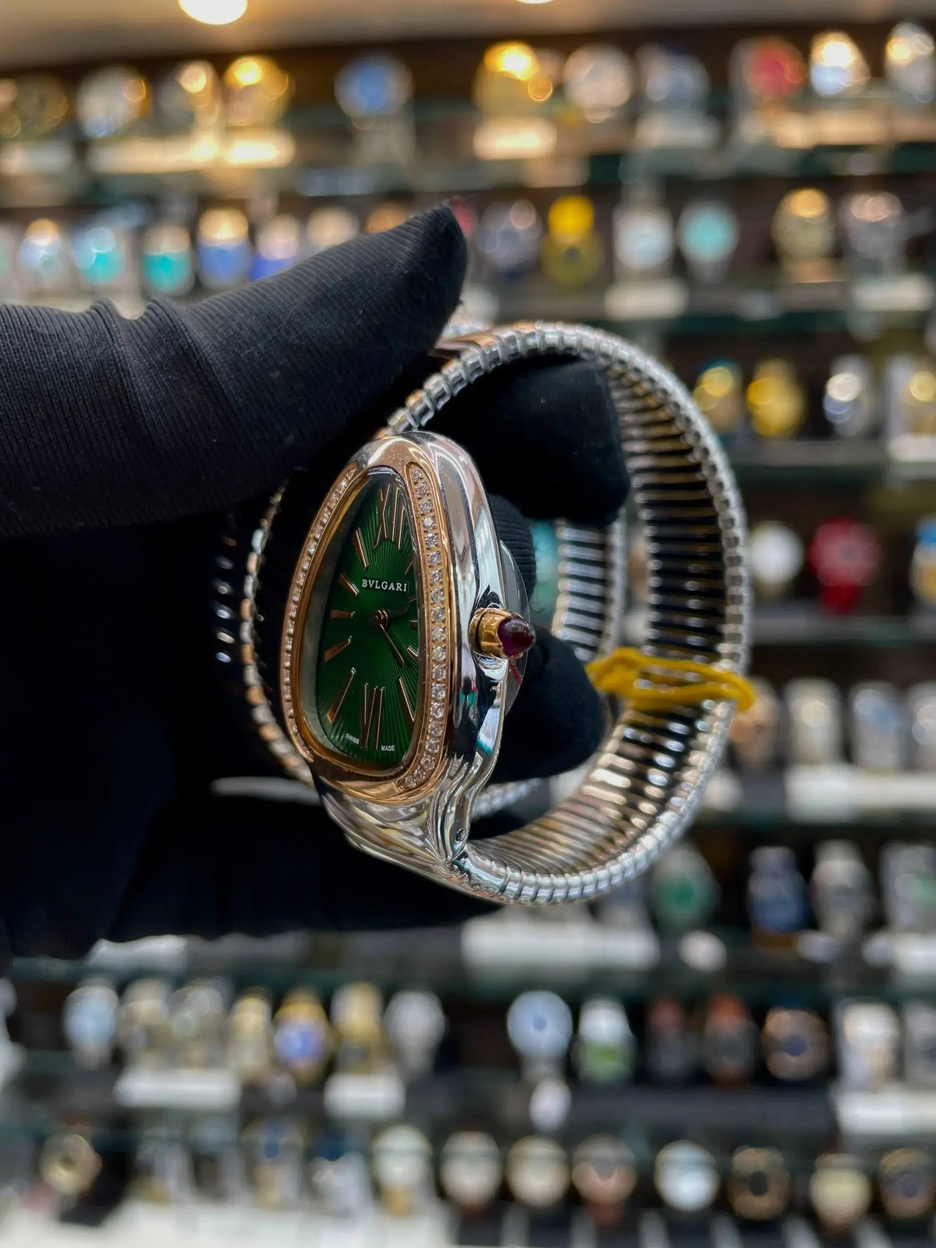 Bvlgari serpenti tubogas watch now in master piece for girls